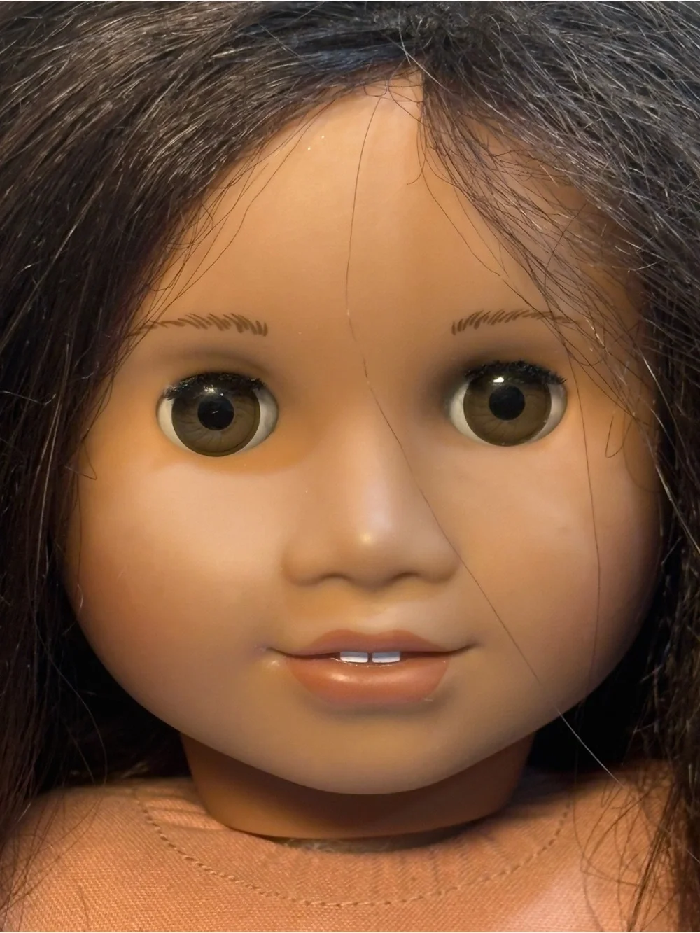 American Girl Truly Me 62 Doll with Amber Eyes and Dark Brown Hair 2014 HSA